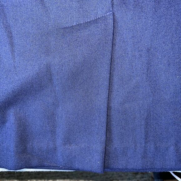 CL Cricket Lane Vintage 80s Womens 12 Canvas Blend Tulip Skirt Stretch USA Made - Picture 10 of 12